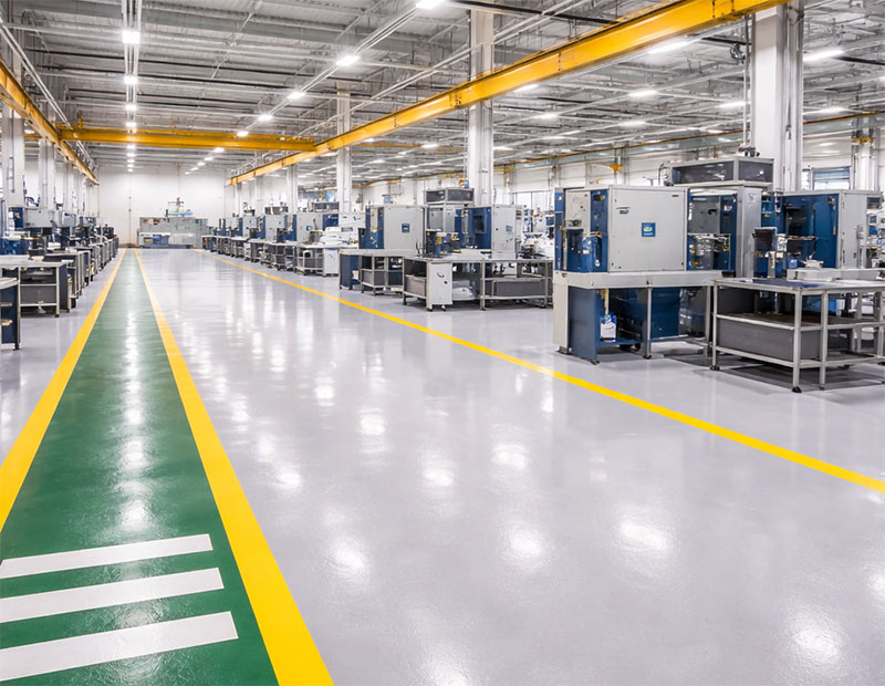 Fabrika Üretim Alanı Zemin Kaplama Projesi